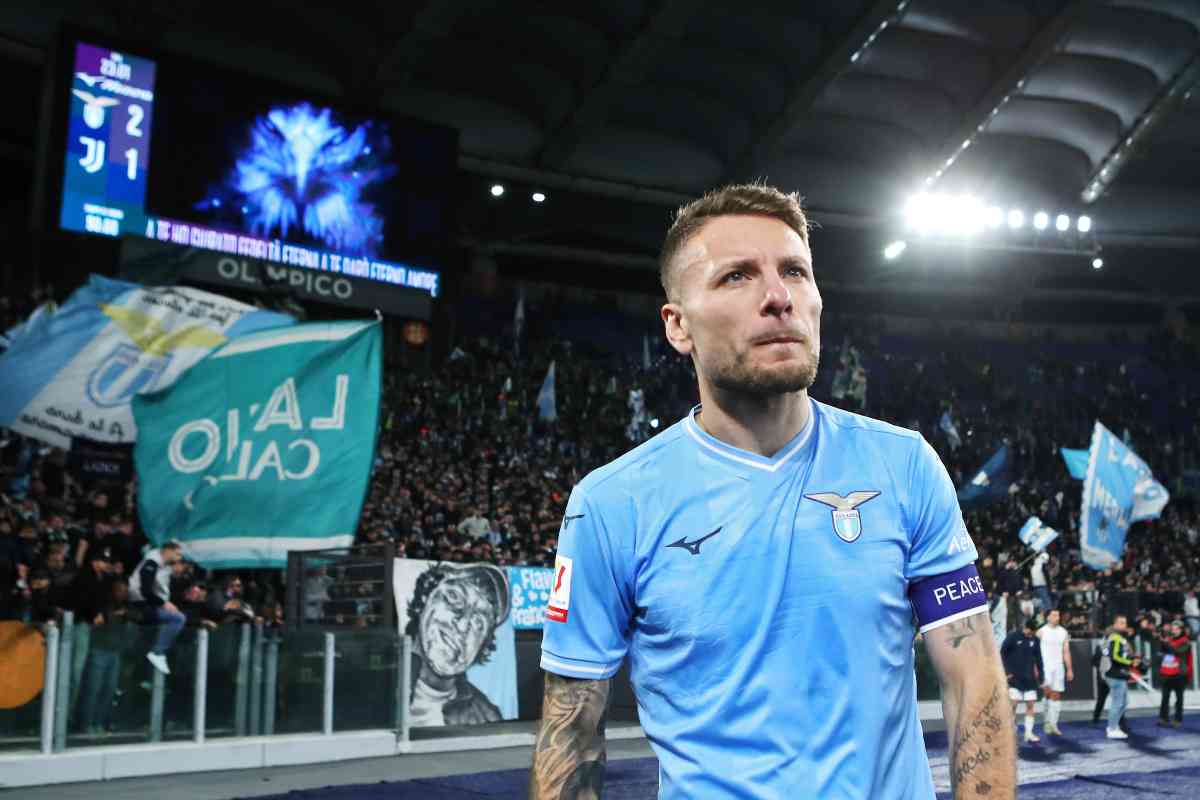 Ciro Immobile via dalla Lazio