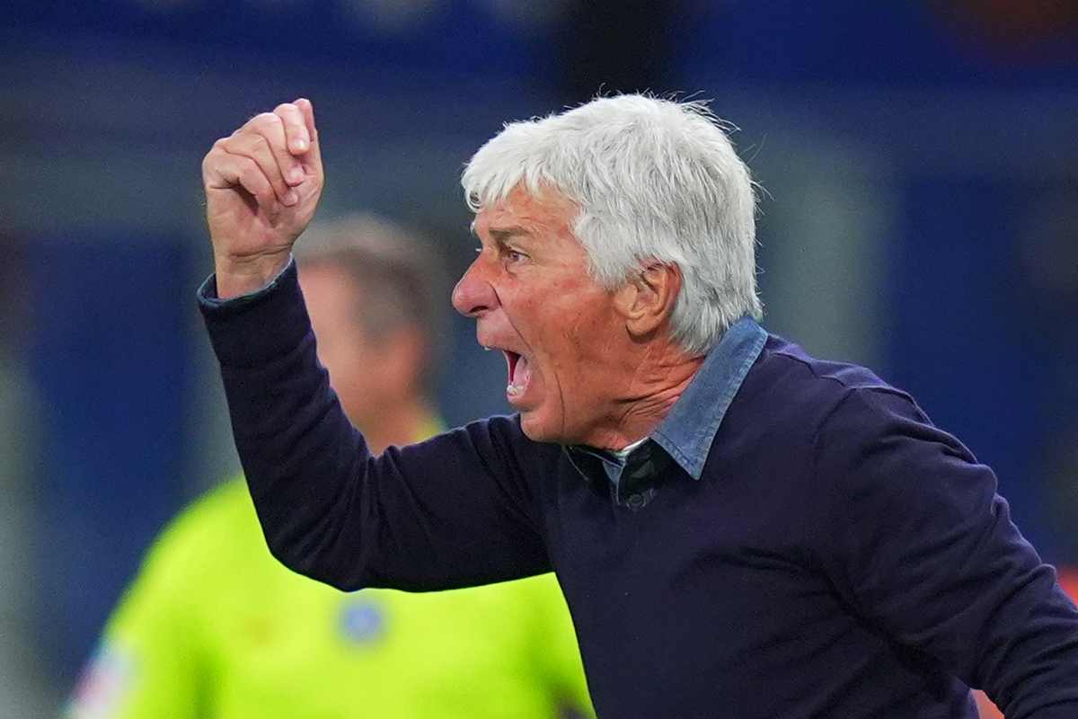 Gian Piero Gasperini arrabbiato per Atalanta-Como