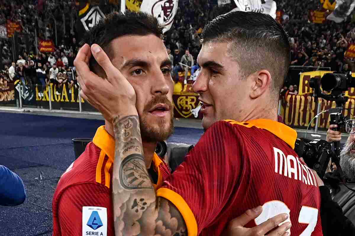 Lite tra Pellegrini Mancini e De Rossi