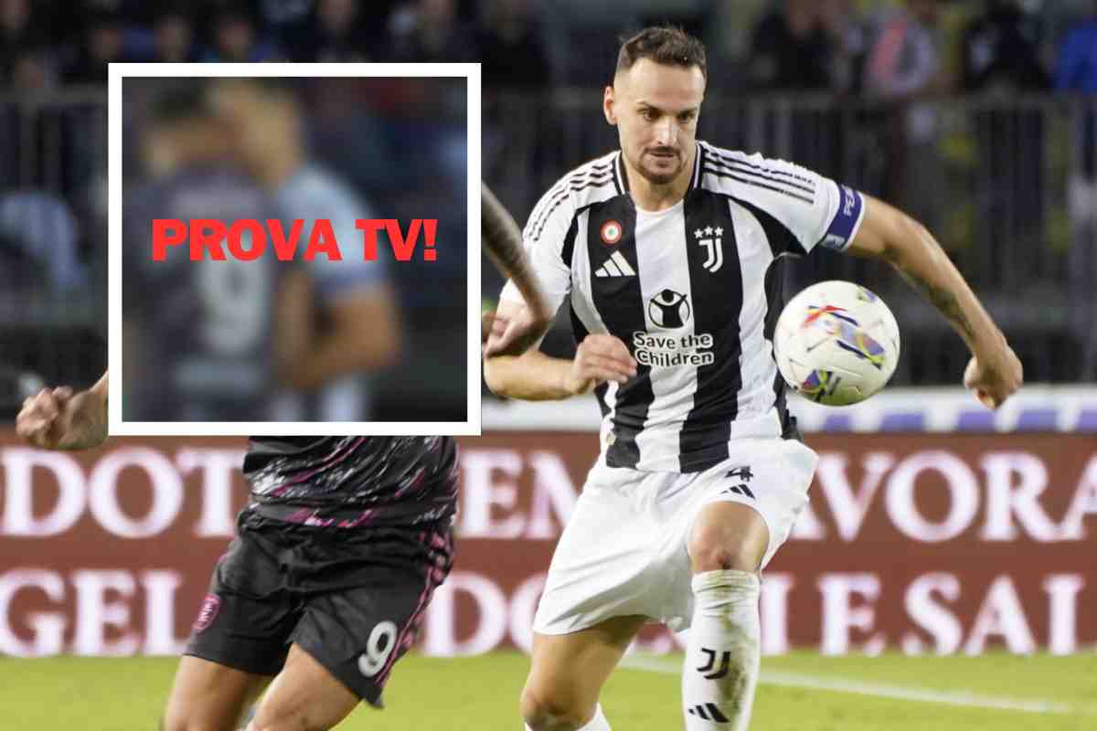 immagini da prova tv in Empoli-Juve