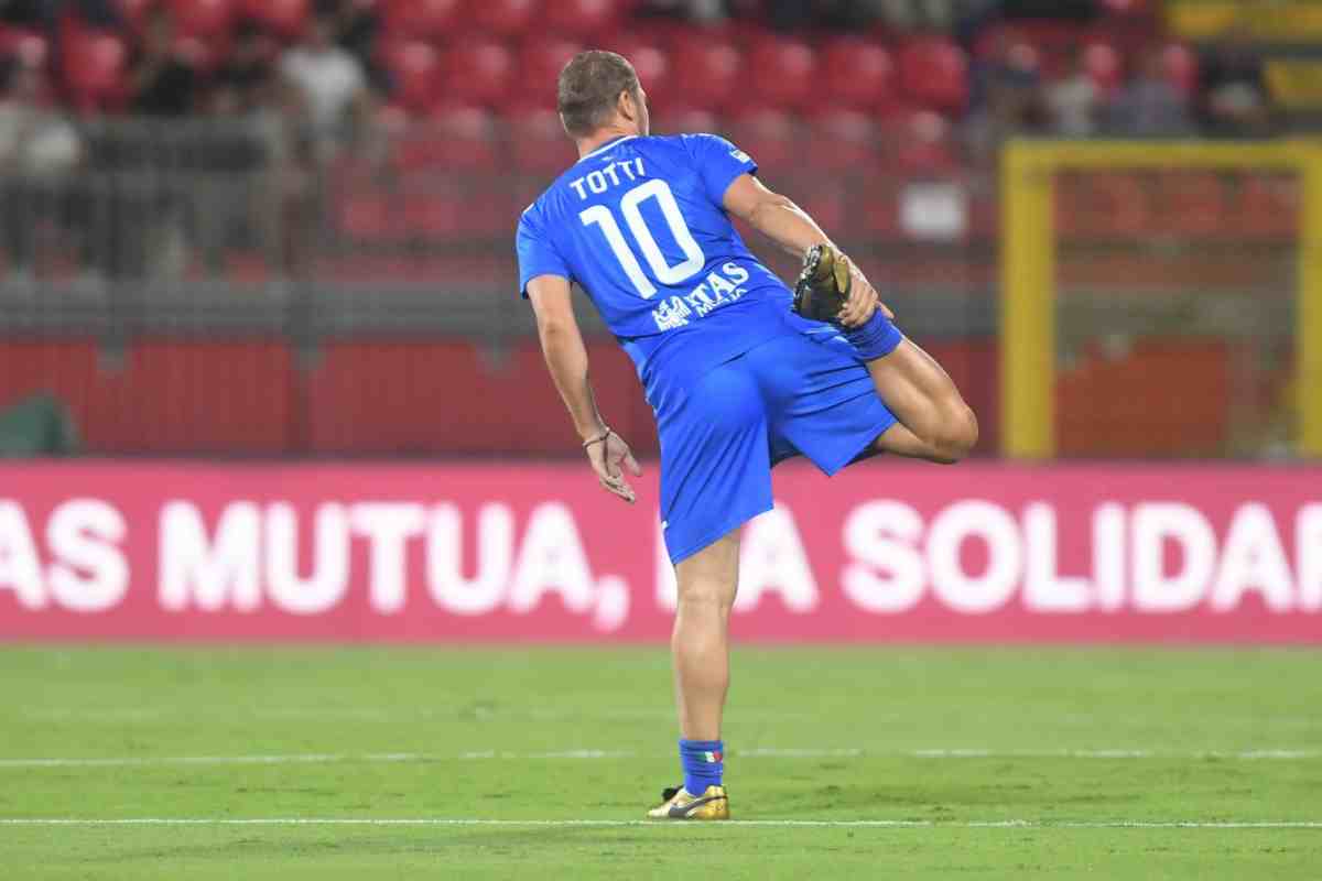 Francesco Totti in campo