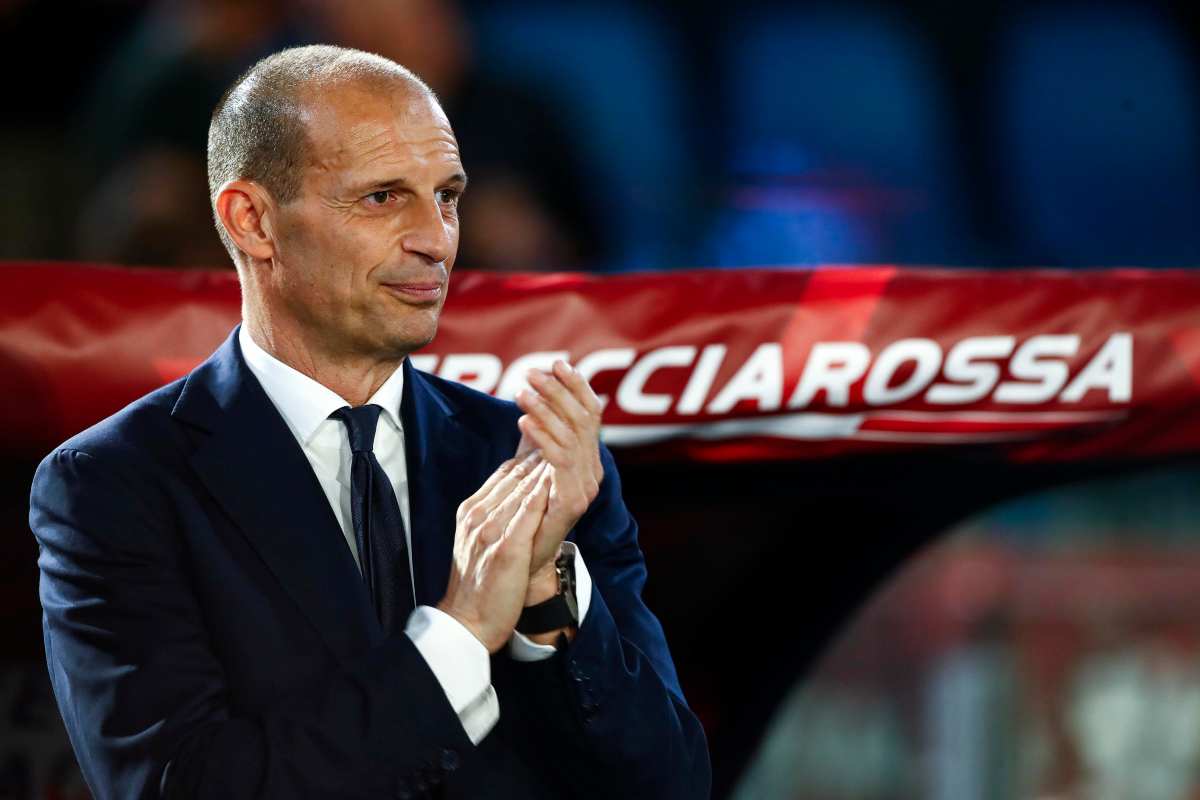 Massimiliano Allegri in panchina al Manchester United, possibile in caso di esonero per Ten Hag