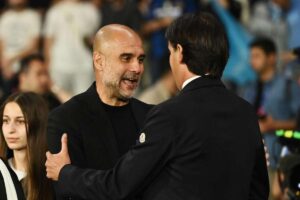 Guardiola e Inzaghi in finale di Champions League nel 2023