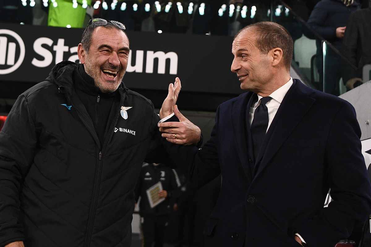 Sarri e Allegri in panchina al posto di Fonseca